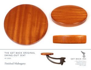 Get Back Inc - Swing out Seat - Finished Mahogany PDF