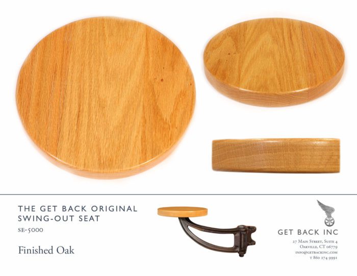 Get Back Inc - Swing out Seat - Finished Oak PDF