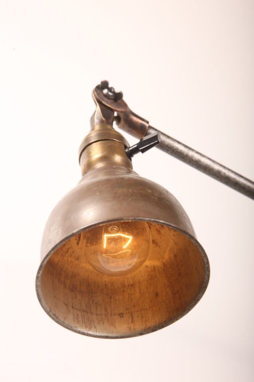 Brass-Shade O.C. White Sconce
