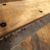 metal brake sofa table