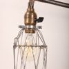 O.C. White Caged Sconce