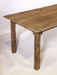 Vintage Industrial Reclaimed Wood Table