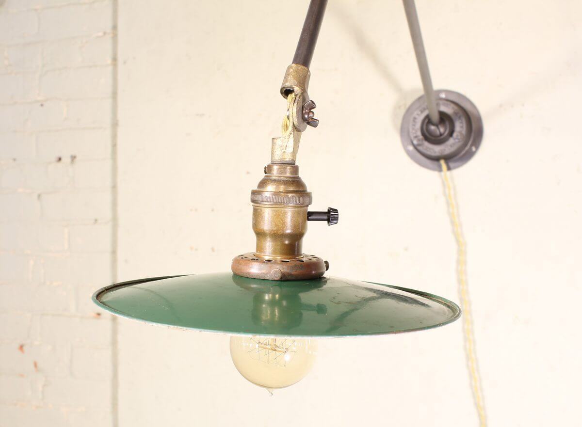 O.C. White Ceiling Lamp Style AW - Vintage Industrial by Get Back, Inc