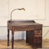 Vintage Industrial Desk with Light