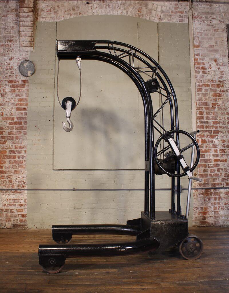 Portable Engine Hoist SOLD Vintage Industrial by Get Back, Inc