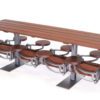 Swing out Seat Outdoor IPE Dining Table