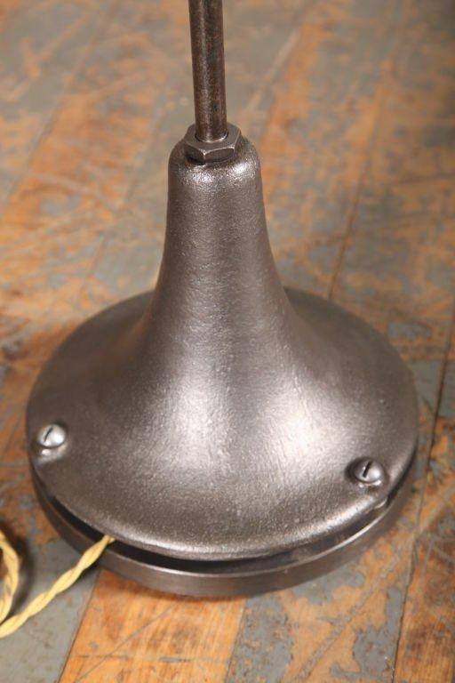 Vintage Industrial Cast Iron Floor Lamp