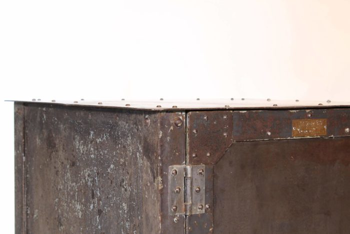 Vintage Industrial Steel Storage Cabinet