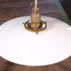 Vintage Milk Glass Double Bulb Pendant
