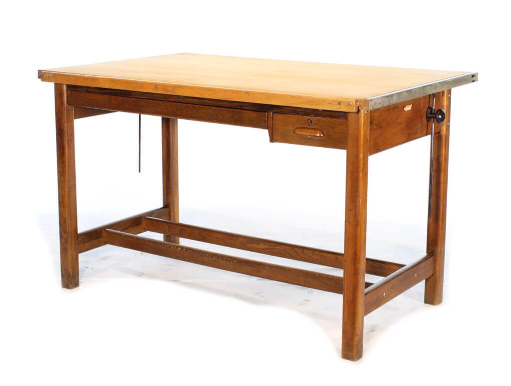 Vintage Hamilton Oak Draftsman's Desks SOLD Vintage Industrial by Get Back, Inc