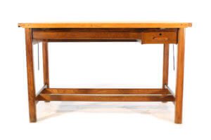 Vintage Hamilton Oak Drafting Desk