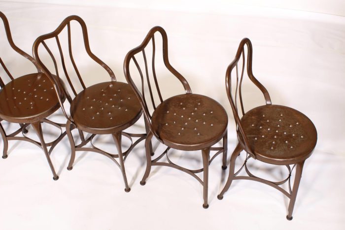 Vintage Metal Cafe Chairs