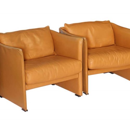 Pair of Mario Bellini Tilbury Armchairs - SOLD
