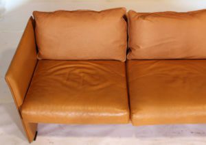 Mario Bellini Tilbury Leather Couch