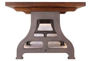 The Get Back Beefy Leg Industrial Dining Table