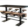 Industrial Stainless Steel Bar Height Table