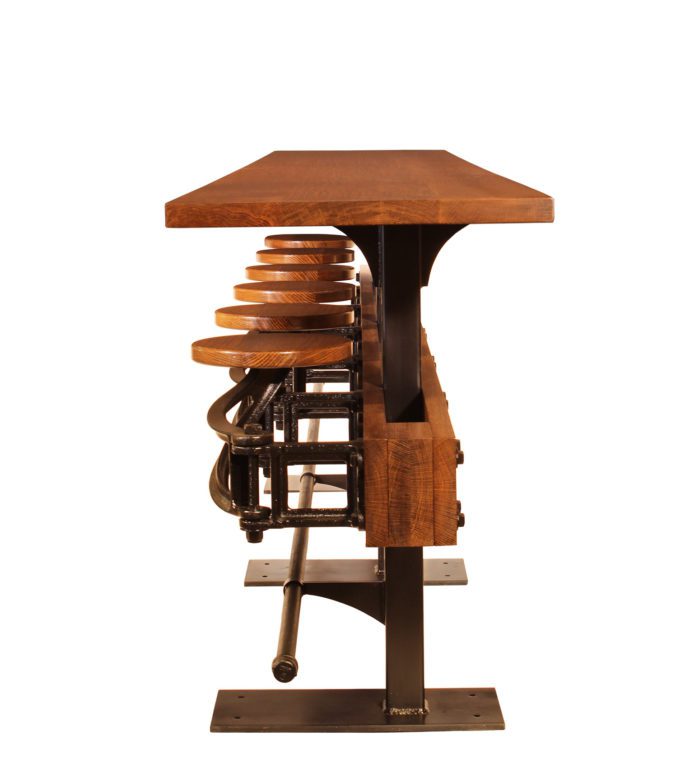 Industrial Pub Height Counter Table
