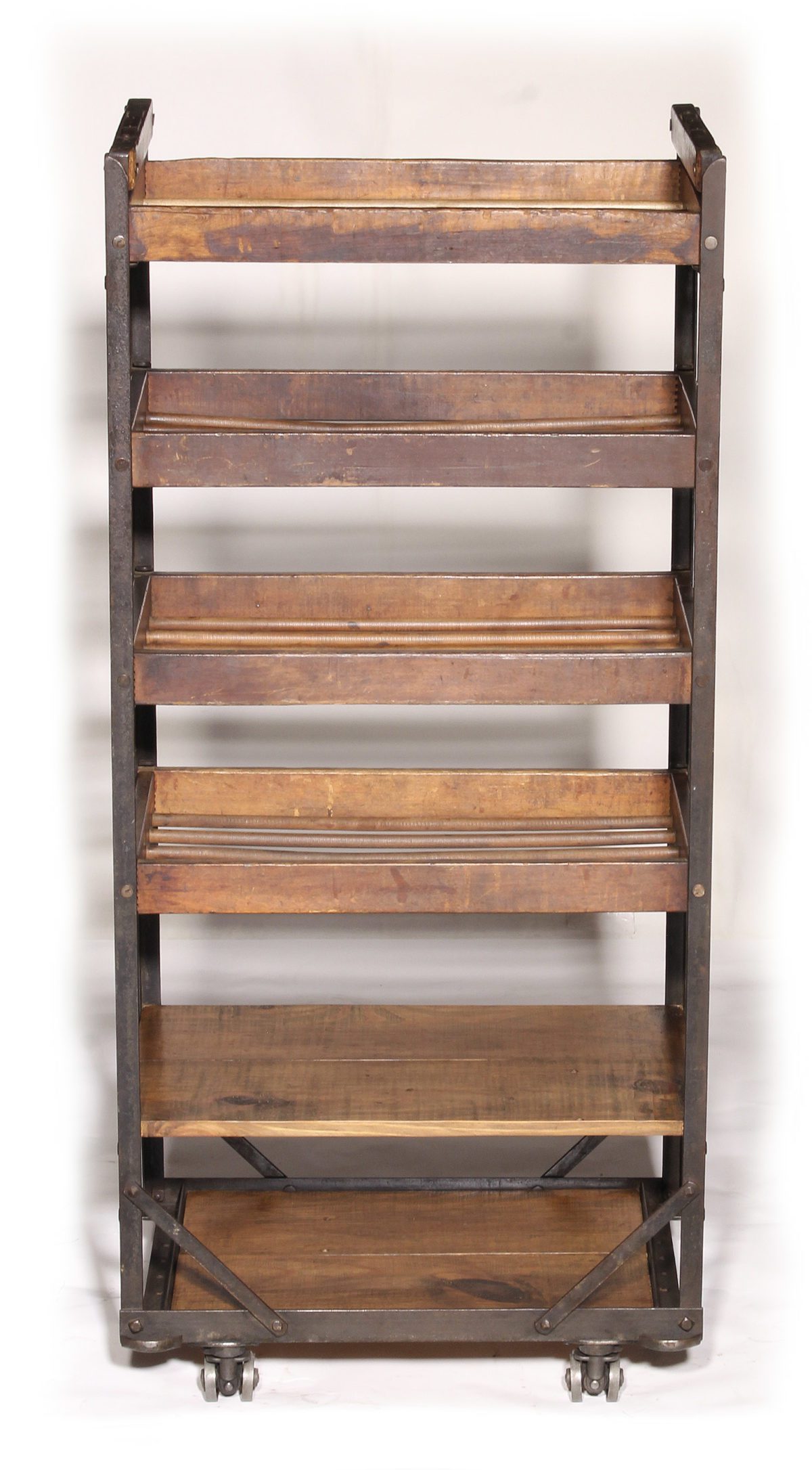 Rolling Storage Rack SOLD Vintage Industrial by Get Back, Inc