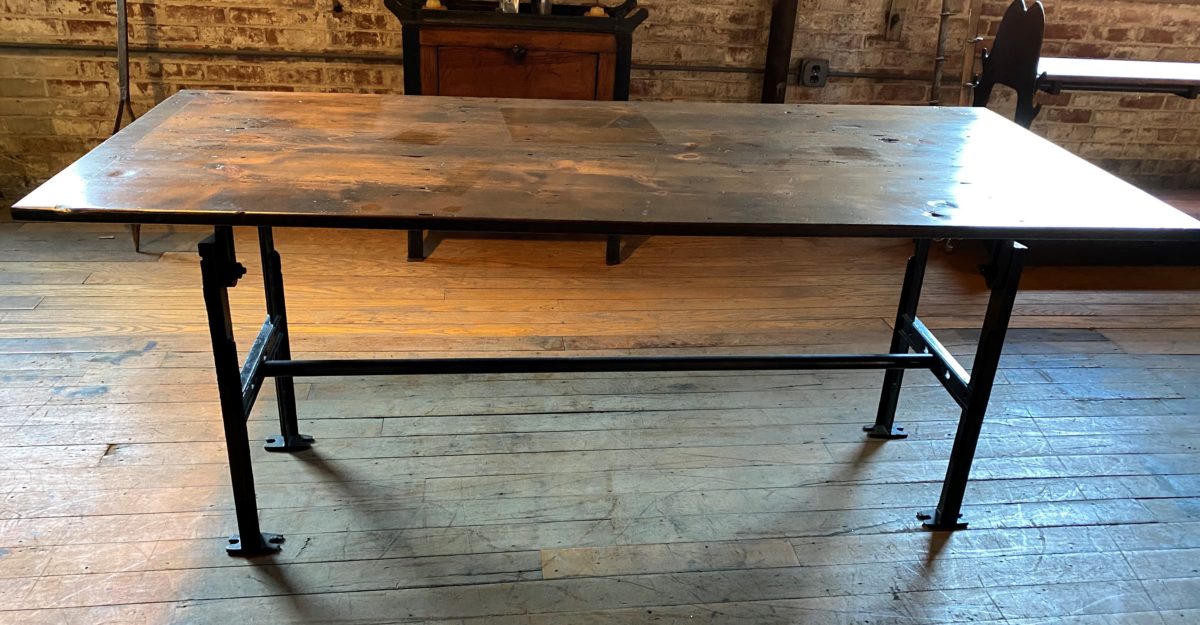 Vintage Industrial Dining / Work Table SOLD Vintage Industrial by