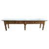 Antique Marble Top Baker's Table