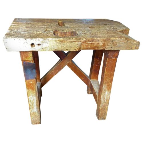 Antique Primitive Work Table / Island