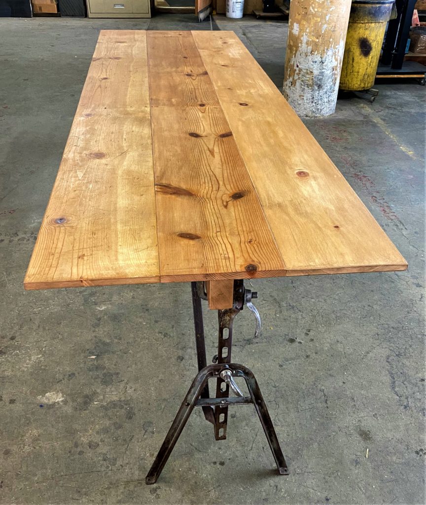 Vintage Industrial Harvest Table Vintage Industrial by Get Back, Inc