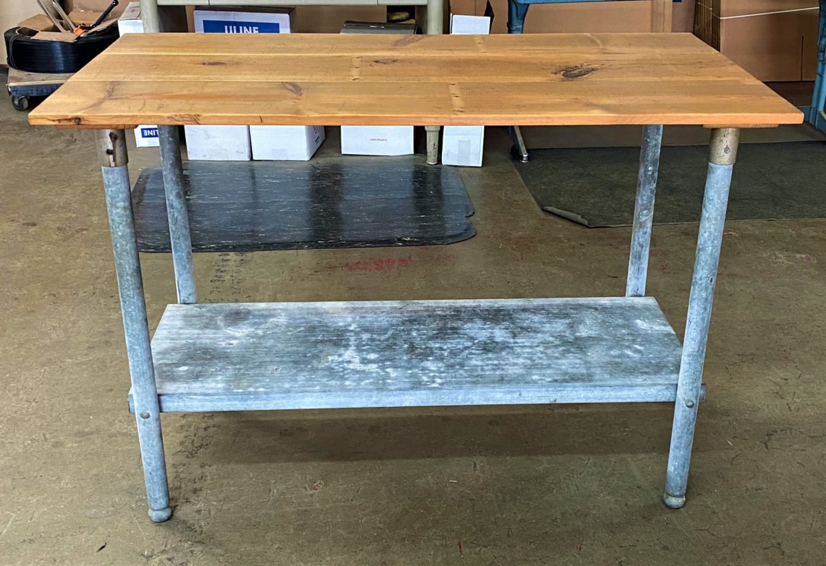 Industrial Work / Display Table - SOLD - Vintage Industrial by Get Back ...
