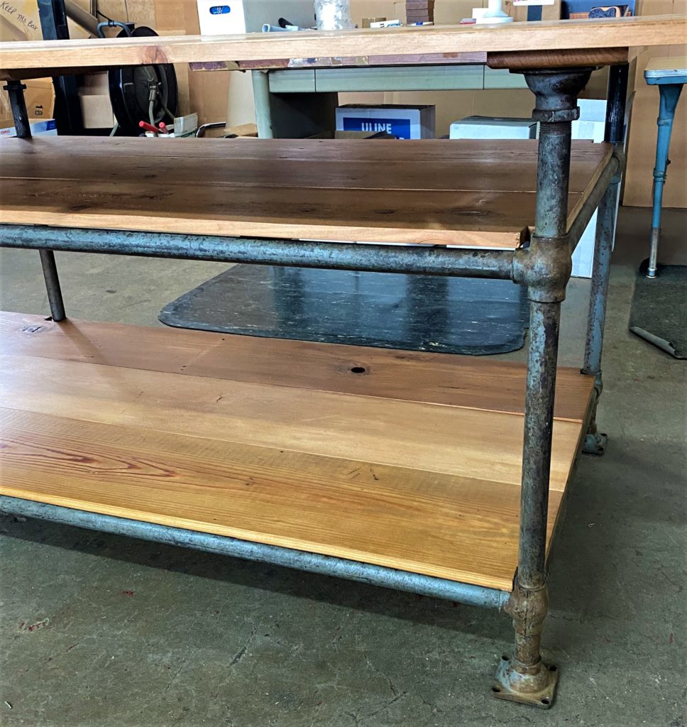Work / Display Table - SOLD - Vintage Industrial by Get Back, Inc