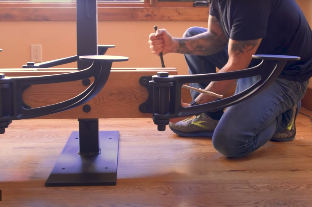 The Original Swingout Seat Table HARDWARE KIT Vintage Industrial by