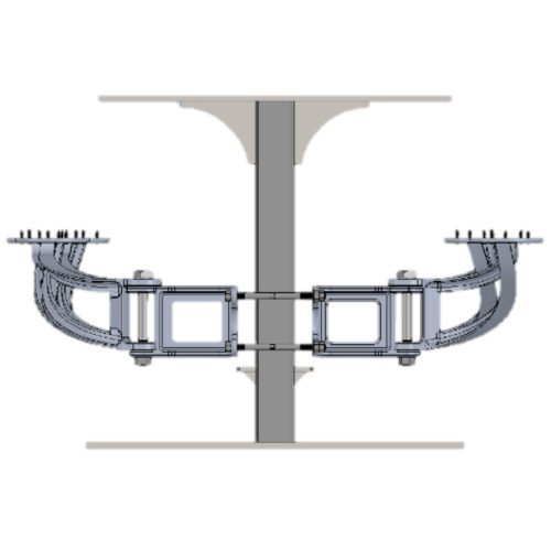 The SwingOut Seat Table HARDWARE KIT Vintage Industrial by Get Back, Inc