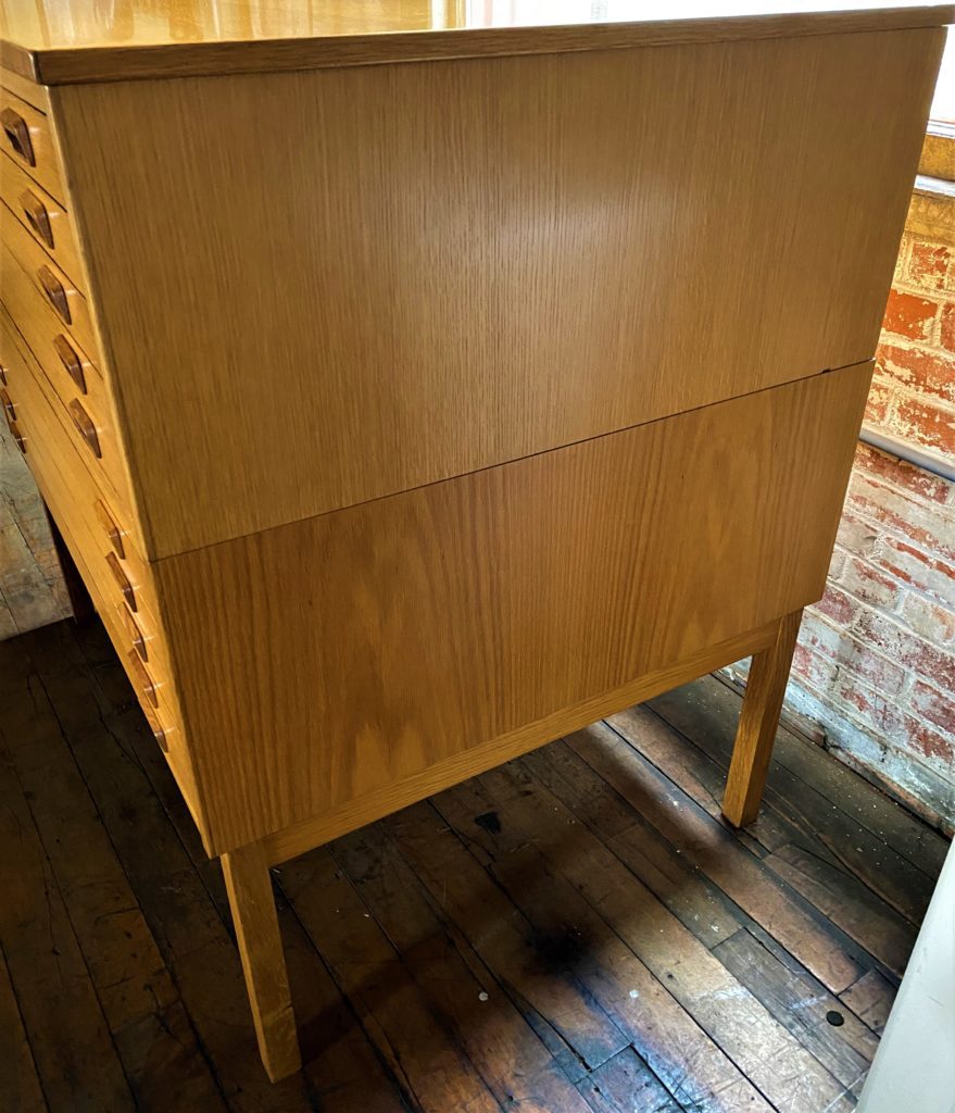 Vintage Oak Flat File SOLD Vintage Industrial by Get Back, Inc