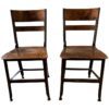 Pair of Vintage Dining Chairs by Toledo Metal Co.