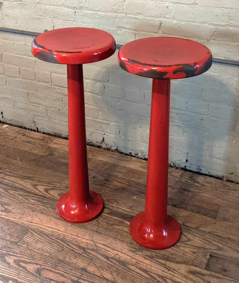 Pair of Vintage Diner Counter Stools - SOLD - Vintage Industrial by Get Back, Inc