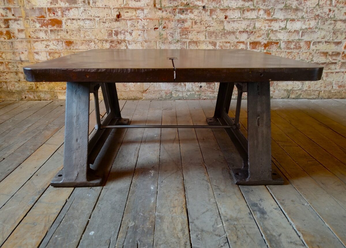 Vintage Industrial Steel Coffee Table - SOLD - Vintage Industrial by ...