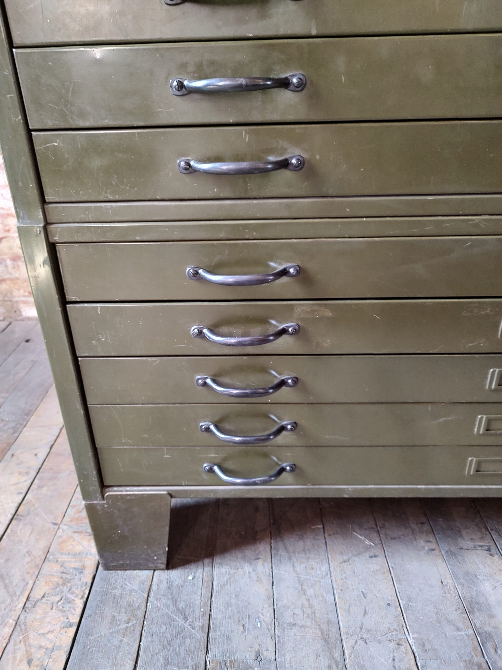 Vintage Flat File Draftsman's Cabinet - Vintage Industrial by Get Back, Inc