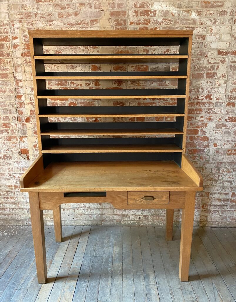 Vintage Postal Sorting Desk Vintage Industrial by Get Back, Inc