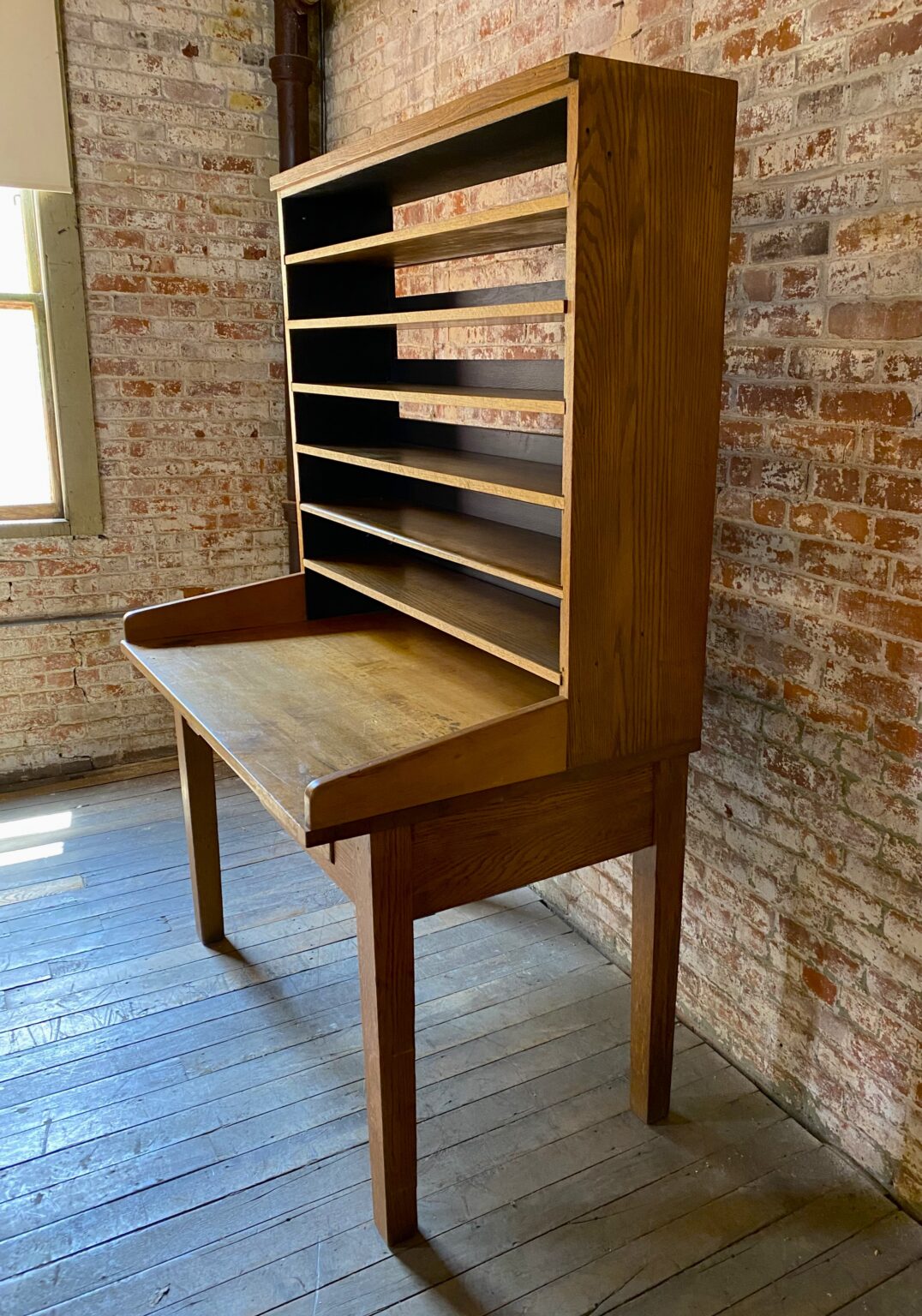 Vintage Postal Sorting Desk Vintage Industrial by Get Back, Inc