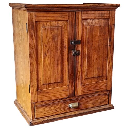 Vintage Industrial Wooden Cabinet