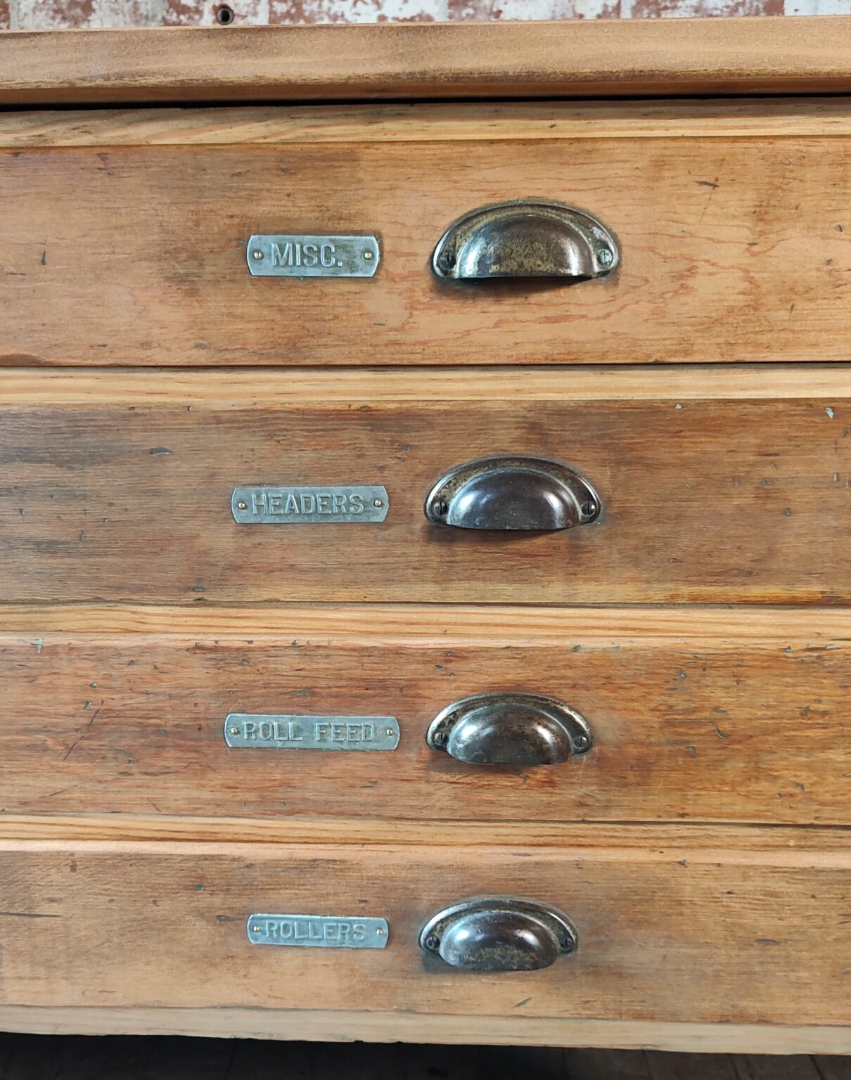 Vintage Wooden Flat File Cabinet - SOLD - Vintage Industrial by Get ...