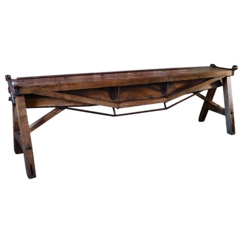 Antique Industrial Console / Sofa Table