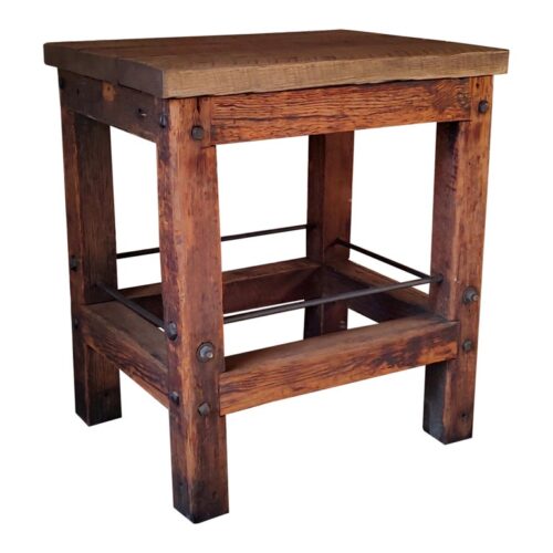 Vintage Display Table / Island with Reclaimed Wood