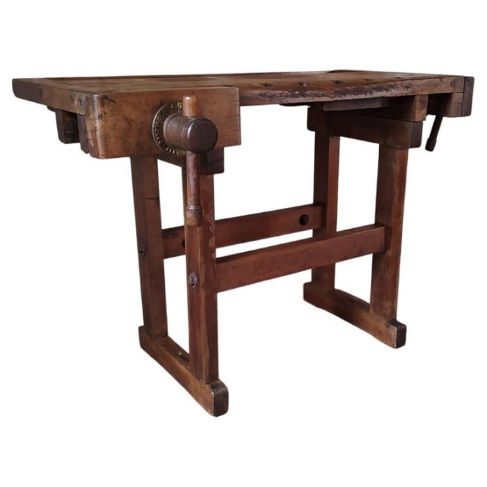 Antique Distressed Christiansen Workbench
