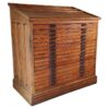 Antique Multi-Drawer Cabinet with Angled Top