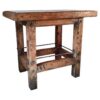 Retail Island with Reclaimed Wood & Marble Top